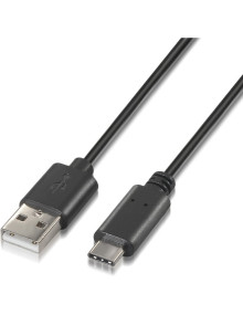 Accesorio AISENS A107-0051 - Cable USB A/M-USBC/M 1,0mts. Negro Aisens