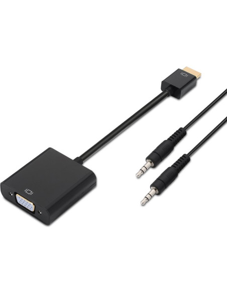 Accesorio AISENS A122-0126 - Cable Video HDMI(M)-VGA(H)+Audio 10cm Aisens