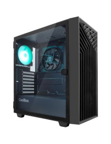 Caja COOLBOX COO-CHA-GA300B-0 - Coolbox Caja Gaming ATX GA300 GRIDLINE Black