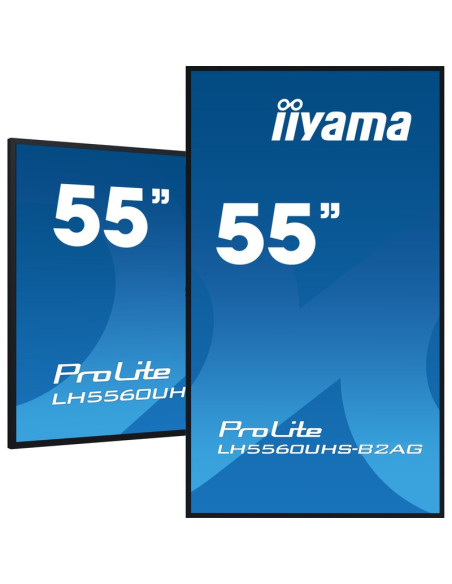 Monitor IIYAMA LH5560UHS-B2AG - Monitor iiyama ds lh5560uhs 139cm va 24 7 55'' 3840x2160 3xhdmi 2xusb 2.0