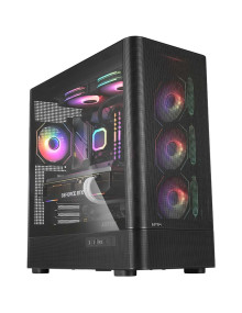 Caja ABYSM AB123801 - Caja pc abysm danube sava h500 ii torre atx, itx, micro atx - lateral de cristal templado - 3.5" y 2.5" y