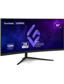 Monitor viewsonic vx3418c-2k 34" 3440 x 1440 pixeles ultrawide quad hd negro