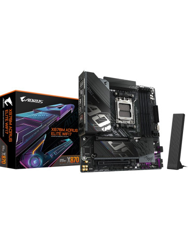 Placa base GIGABYTE X870M A ELITE WF7 - Placas base gigabyte x870m a elite wf7 am5 1xhdmi