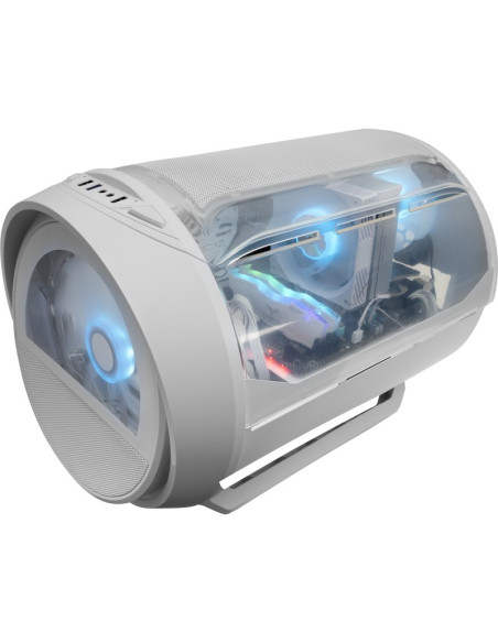 Caja MARS GAMING MCCYLONW - Caja minitorre microatx mc-cylon blanco mars gaming