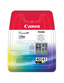 Cartucho de tinta 0615B043 CANON - Canon Pack 2 Cartuchos Negro PG40 + Color CL41 2