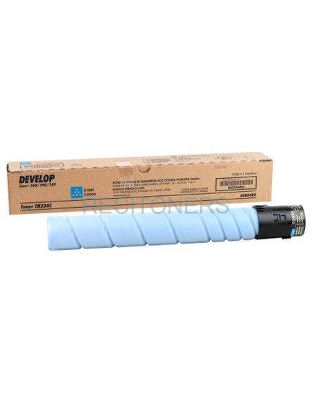Toner A8DA450 KONICA MINOLTA - KONICA-MINOLTA TONER CIAN BIZHUB C258, 308, 368 - TN324C
