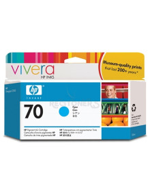 Cartucho de tinta C9452A HP - HP CARTUCHO GF CIAN Nº70 130ML DESGIGNJET/Z2100