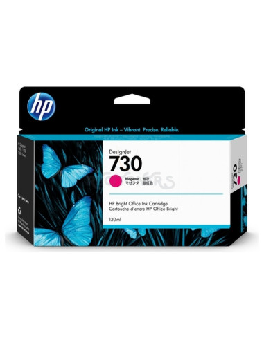 Consumible Gran Formato P2V63A HP - Cartucho de tinta HP DesignJet 730 magenta de 130 ml