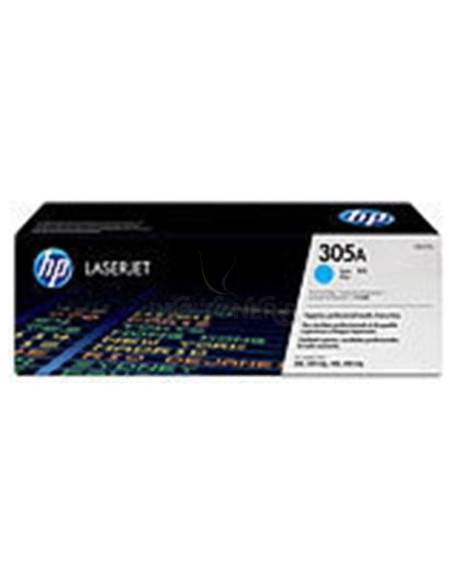 Toner CE411A HP - HP TONER CIAN LASERJET PRO 300 400 COLOR / M 351 A / MFP / M 375 NW / M 451 DN / DW / NW - 305A