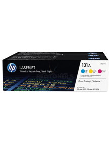 Toner U0SL1AM HP - HP Nº131A PACK 3 TONER CIAN/MAGENTA/AMARILLO HP LASERJET PRO 200 M251N/NW