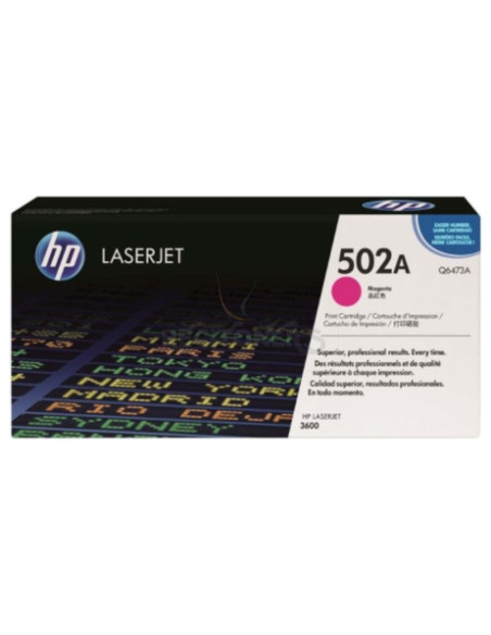 Toner Q6473A HP - HP Laserjet Color 3600 Toner Magenta, 4.000 Paginas -DESC
