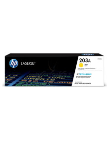 Toner CF542A HP - HP TONER 203A AMARILLO Laserjet Pro M254, MFP M280,MFP M281 1.300pag.