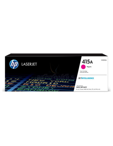 Toner W2033A HP - HP Cartucho de tóner Original LaserJet 415A magenta