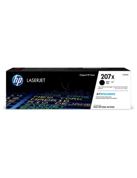 Toner W2210X HP - HP TONER NEGRO LASERJET COLOR PRO MFP /M282NW/M283FDN/M283FDW/PRO M255DW - Nº 207X