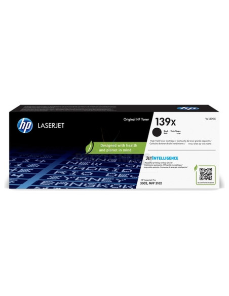 Toner W1390X HP - HP LaserJet Cartucho de Tóner Original 139X negro de alta capacidad
