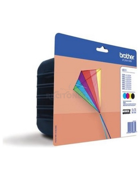 Cartucho de tinta LC223VALBP BROTHER - BROTHER TINTA BK/C/M/Y DCP-J562DW/J4120DW