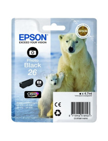 Cartucho de tinta C13T26114012 EPSON - EPSON CARTUCHO NEGRO FOTO T26 200 PAG. XP/600/605/700/800
