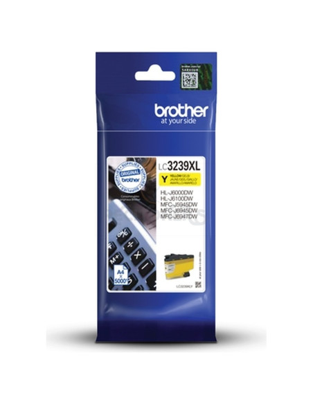 Cartucho de tinta LC3239XLY BROTHER - BROTHER Cartucho AMARILLO MFCJ5945DW MFCJ6945DW HLJ6000DW 6.000pag. LC3239Y