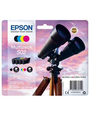 Toner C13T02V64020 EPSON - EPSON Multipack 4-colours 502 Ink