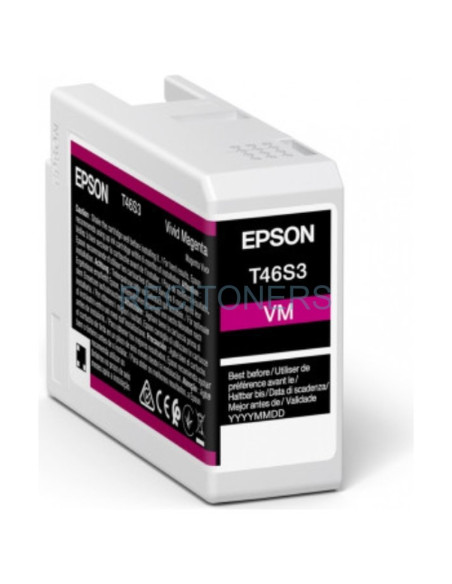 Cartucho de tinta C13T46S300 EPSON - Epson Cartucho T46S3 Magenta C13T46S300 25ml SC-P700