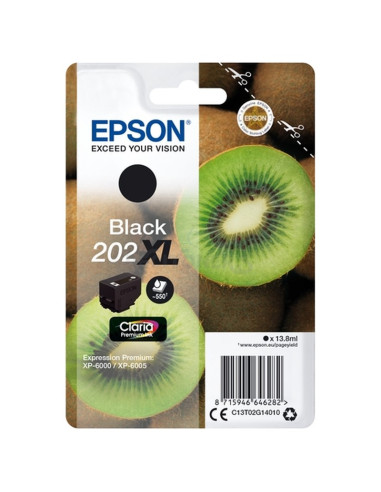 Toner C13T02G14010 EPSON - EPSON SINGLEPACK BLACK 202XL CLARIA PREMIUM INK