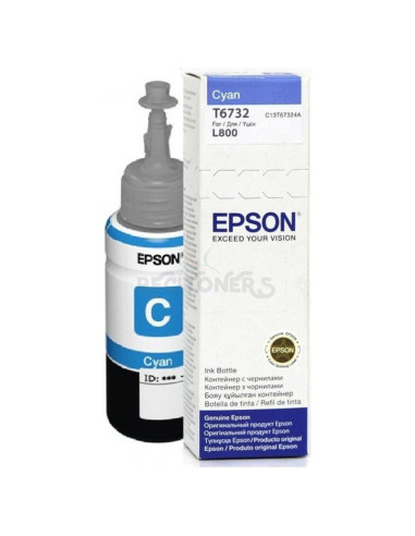 Cartucho de tinta C13T67324A EPSON - Epson T6732 Original Cian