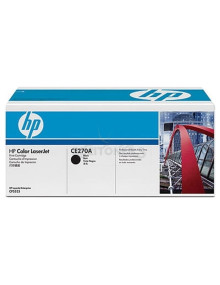 Toner CE270A HP - HP Laserjet CP 5525 / Enterprise M750n Toner Negro 650A
