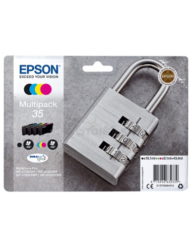 Toner C13T35864010 EPSON - EPSON Multipack 4-colours 35 DURABrite Ultra Ink