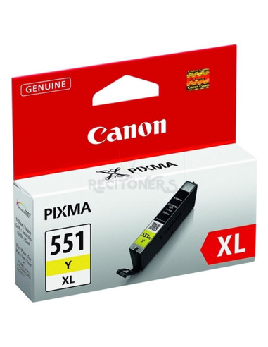Cartucho de tinta 6446B001 CANON - CANON TINTA AMARILLO MG 5450/6350/6400 - IP 7250 - CLI 551XLY
