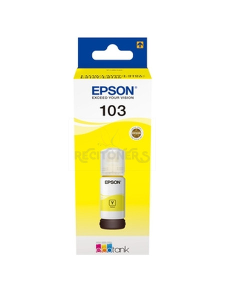 Cartucho de tinta C13T00S44A EPSON - EPSON ECOTANK TINTA AMARILLO L1100 SERIES, L3110 SERIES - Nº 103