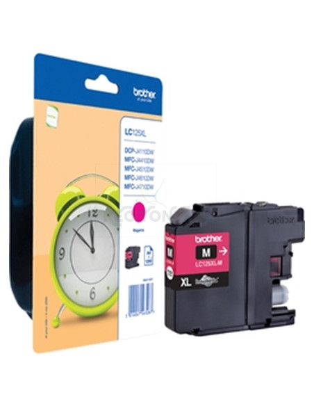 Cartucho de tinta LC125XLMBP BROTHER - BROTHER Cartucho de tinta magenta MFC-J4410DW/MFC-J4510DW,MFCJ4710DW/MFCJ6520W BLISTER