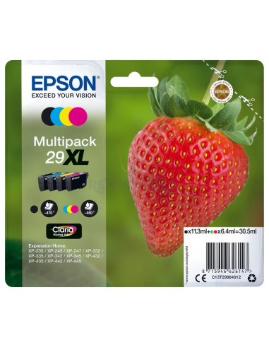 Toner C13T29964022 EPSON - EPSON Multipack 4-colours 29XL Claria Home Ink FRESA RF+AM