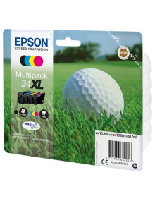 Cartucho de tinta C13T34764010 EPSON - EPSON MULTIPACK 4-COLOURS 34XL DURABRITE ULTRA INK (1 X 10,8 ML AMARILLO, 1 X 16,3 ML