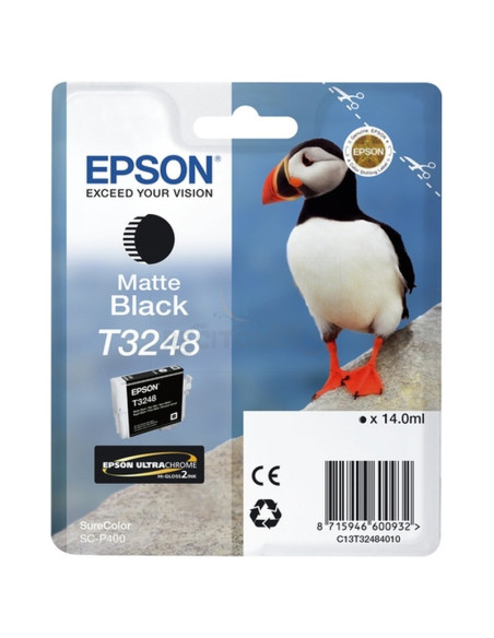 Cartucho de tinta C13T32484010 EPSON - EPSON SURECOLOR SC-P400 CARTUCHO NEGRO MATE