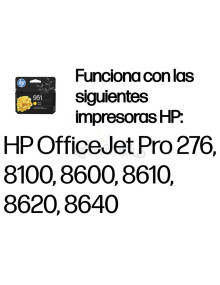 Cartucho de tinta CN052AE-BGX HP - HP Cartucho de tinta original 951 amarillo