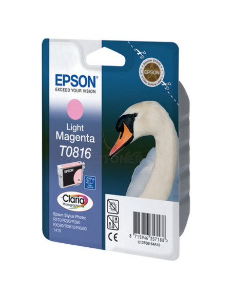 Cartucho de tinta PW010001 SMS - Epson T0816 cartucho de tinta 1 pieza(s) Original Alto rendimiento (XL) Magenta claro
