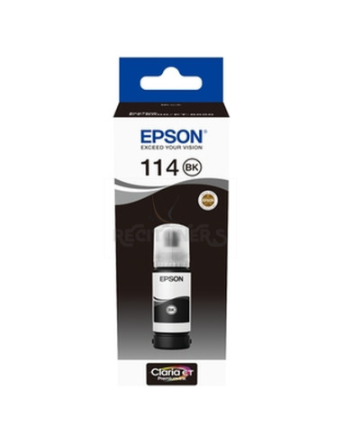 Cartucho de tinta C13T07A140 EPSON - EPSON Botella negra de pigmento 70ml Ecotank ET-8500 / ET-8550 - 114