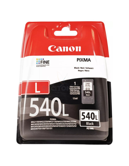 Cartucho de tinta 5224B010 CANON - CANON Cartucho PG540L, MG2150 Negro Blister (sin alarma)