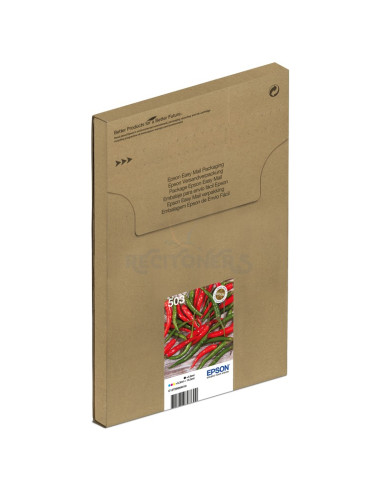 Cartucho de tinta C13T09Q64510 EPSON - EPSON Tinta multipack 4 colores 503 Pimientos EasyMail