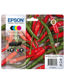Cartucho de tinta C13T09Q64010 EPSON - EPSON Cartucho 4 colores Multipack 503 WF-2960dwf,WF-2965dwf, XP-5205 Pimiento