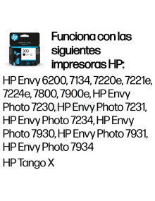 Cartucho de tinta T6N02AE HP - HP Cartucho de tinta Original 303 negro
