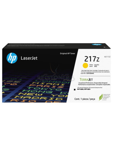 Toner W2173Z HP - HP Toner laserJet 217Z amarillo Alta extra ultra