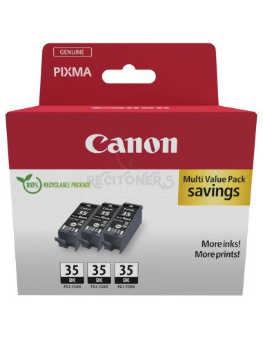 Cartucho de tinta 1509B028 CANON - Canon 1509B028 cartucho de tinta 3 pieza(s) Original Negro