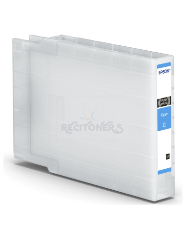 Cartucho de tinta C13T04C24N EPSON - EPSON TINTA CIAN WORKFORCE PRO WF-C8690DWF / TWF / DTWFC / D3TWFC / WF-C8190DW / DTW