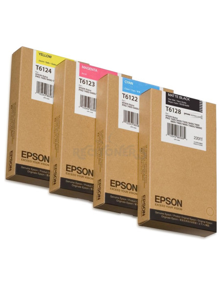 Cartucho de tinta C13T61280N EPSON - Epson GF Stylus Photo 7450/9450/ 7400/9400/7880/ 9880/7800/9800 Cartucho Negro Mate Alta