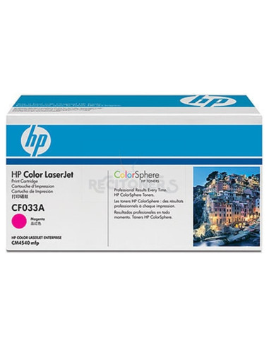 Toner CF033A HP - HP TONER MAGENTA 646A - LJ CM4540/CM4540f/CM4540fsk/CM4540fskm - 12.500 pag