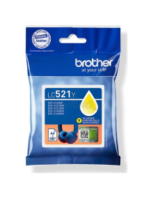 Cartucho de tinta LC521Y BROTHER - BROTHER Cartucho de tinta amarilla LC521Y 500 paginas