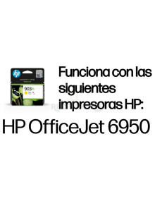 Cartucho de tinta T6M11AE-LS1 HP - HP Cartucho de tinta Original 903XL amarillo de alto rendimiento