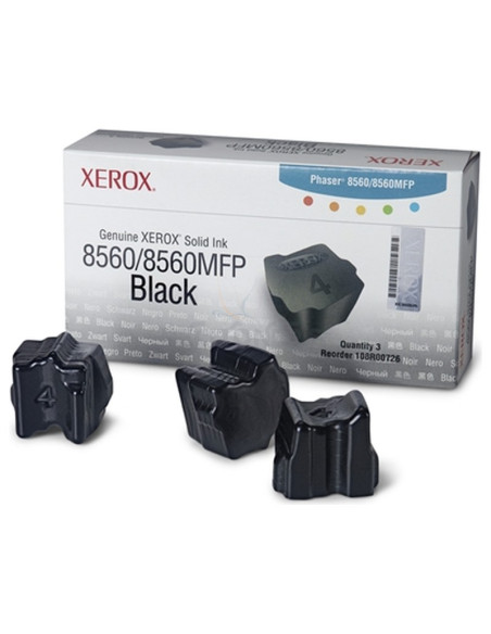OFERTA Cartucho de tinta 108R00726 TEKTRONIX - XEROX CARTUCHO TINTA SOLIDA NEGRO 3 BARRAS 3.000 PAG. PACK 3 PHASER/8560