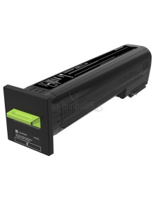 Toner 72K2XK0 LEXMARK - Lexmark CS820, CX82x, CX860 Cartucho de toner negro rendimiento extra alto Retornable (33K)